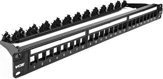 24-Port Cat6 1U Patch Panel