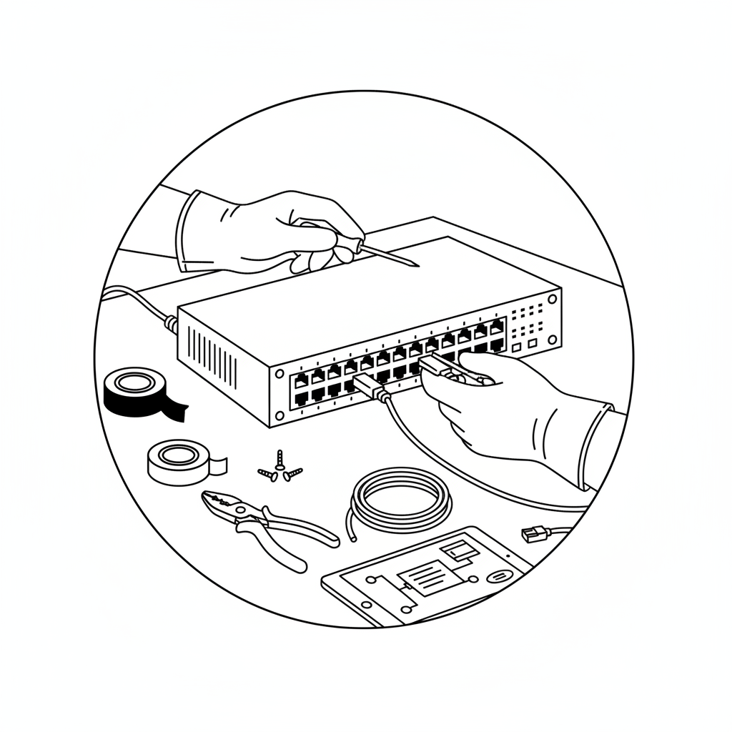 Equipment pre-staging and configuration service - SharpTech PNW